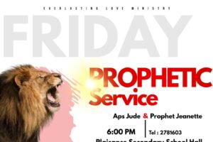 Friday Prophetic Service